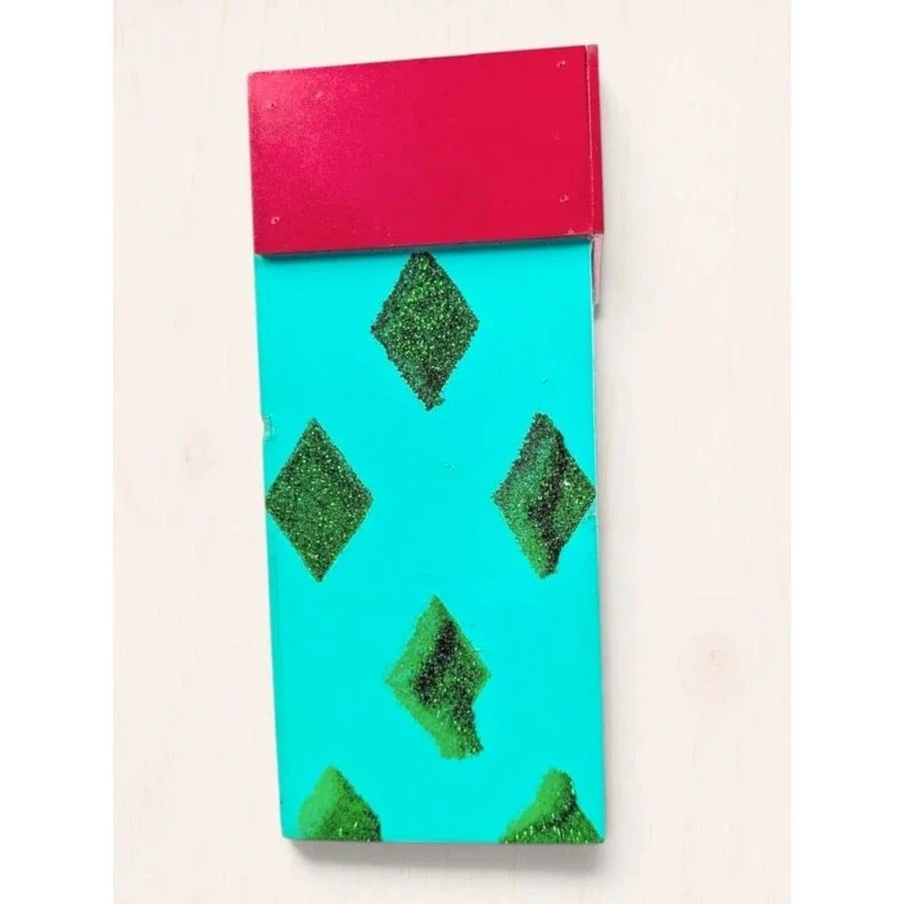 Holiday Home Wooden Christmas Countdown Calendar Block Sign Days Til Xmas Decor